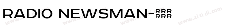 Radio Newsman字体转换